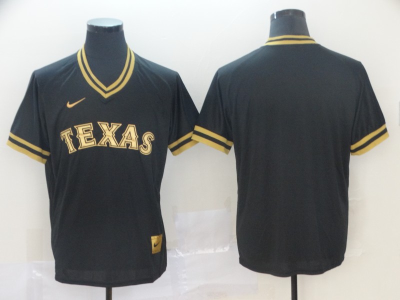 Men Texas Rangers Blank Black Game Nike MLB Jerseys->cincinnati reds->MLB Jersey